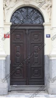 photo texture of door wooden ornate 0004